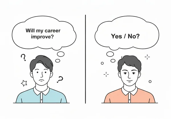 Clear vs. vague tarot question examples