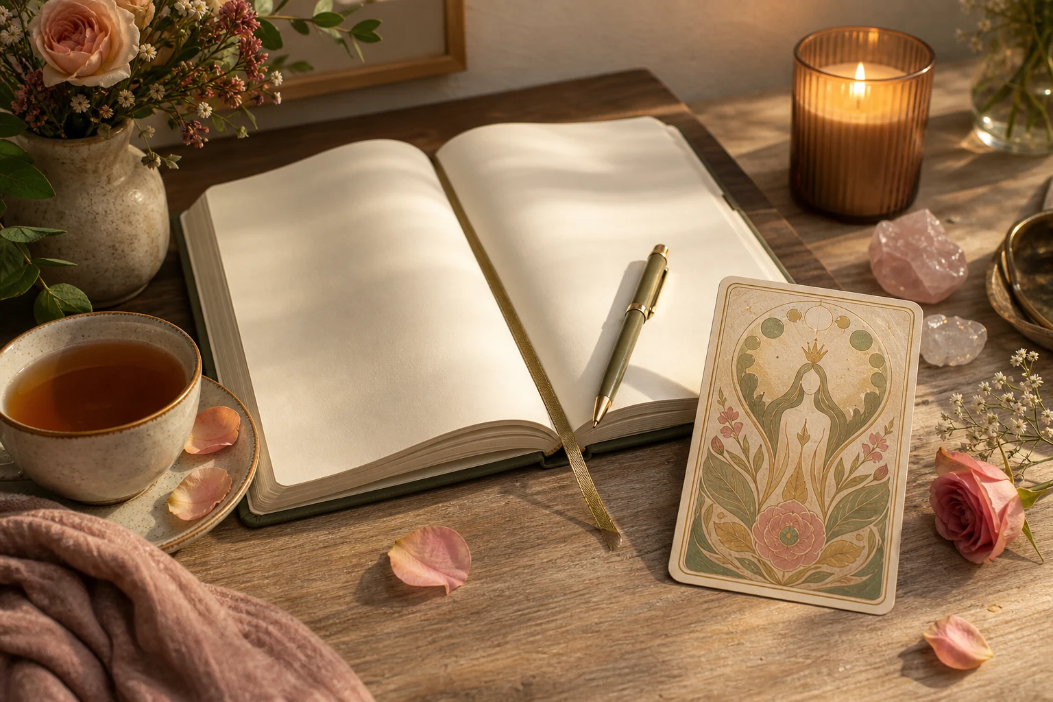 Empress tarot journal spread